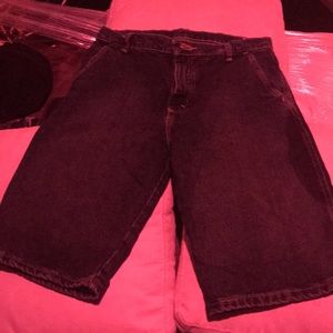 Some jean shorts